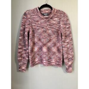 Marled‎ Reunited Clothing pink, white Sweater Size XS Women's casual